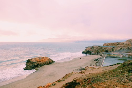 Sutro Baths Sunset, Ocean Beach, San Francisco