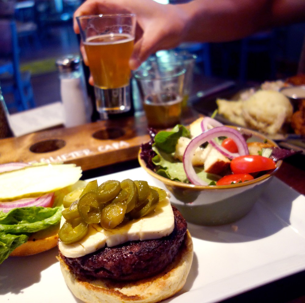 Fifty Fifty Brewing Co. Truckee Burger Beer Eclipse