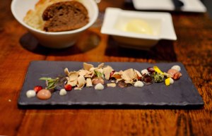 Snow and Ice, Foie Gras, Quince, Vanilla, Pomegranate Trokay Truckee