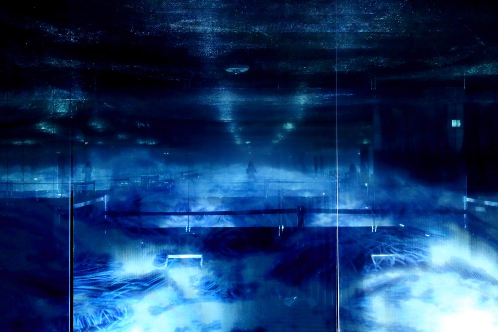 Black Waves in Infinity teamlab PACE Gallery Menlo Park