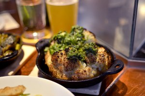 Wood Oven Fired Cauliflower Salsa Verde Glen Ellen Star