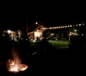 Evergreen Lodge Yosemite firepit outdoors