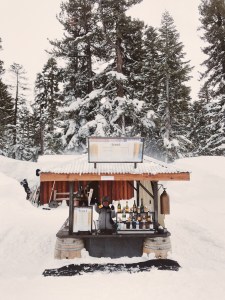 Northstar California champagne toast