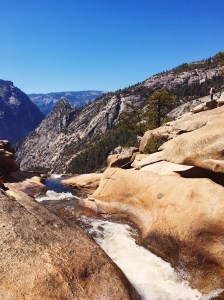 Top of Nevada Fall Yosemite Hike