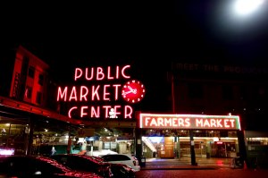 Pikes Place Market Night