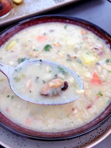 noyo harbor inn brunch best clam chowder